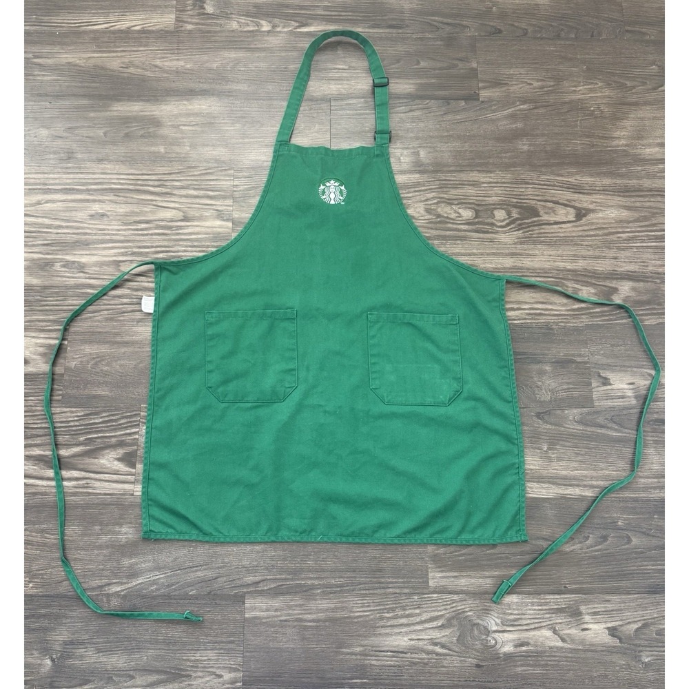 Starbucks Barista Core Green Apron Cafe Chic Workwear Aesthetic Coffee
